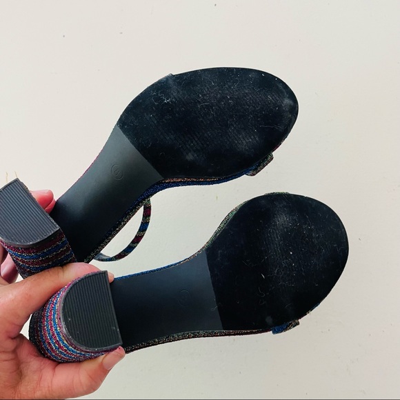 Lulus Taylor Rainbow Ankle Strap Heels - Picture 5 of 8